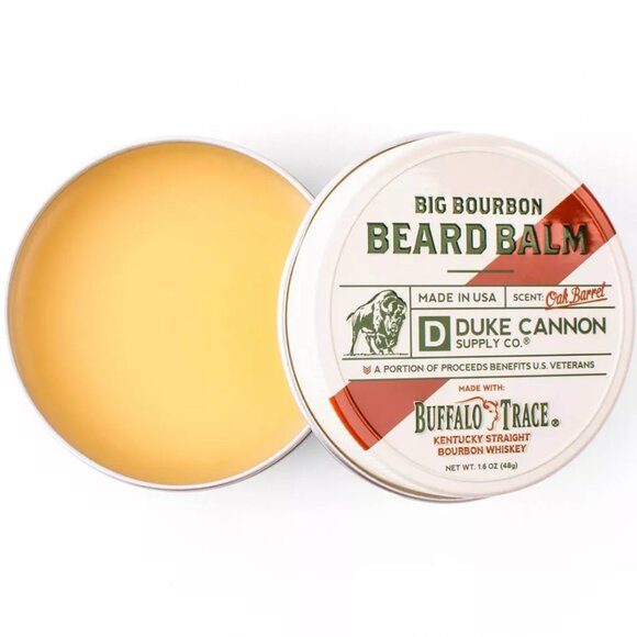 DUKE CANNON SUPPLY CO. Big Bourbon Beard Wash AND Balm - Bourbon Oak Barrel NEW - Picture 4 of 4